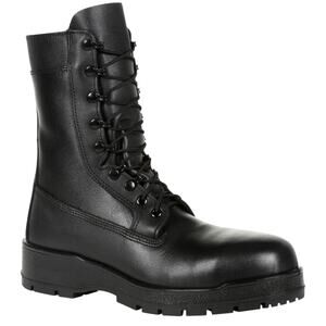 Rocky Women's Navy Inspired 9" Steel Toe Boot Durable Work Safety Footwear Wide